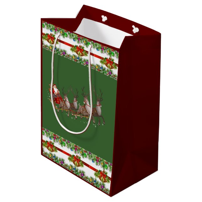 Bolsas de regalos de Navidad (Angulo reverso)