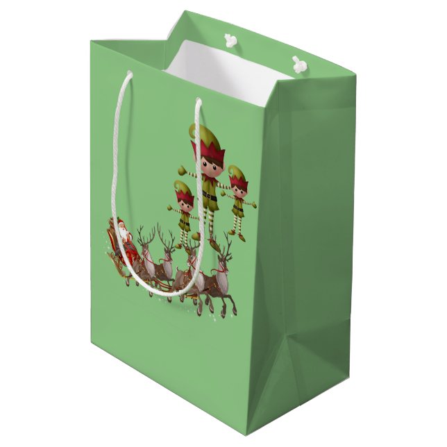 Bolsas de regalos de Navidad (Angulo reverso)