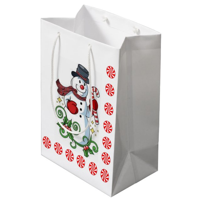 Bolsas de Regalos de Navidad (Angulo reverso)
