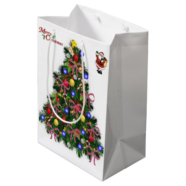 Bolsas de regalos de Navidad (Angulo reverso)