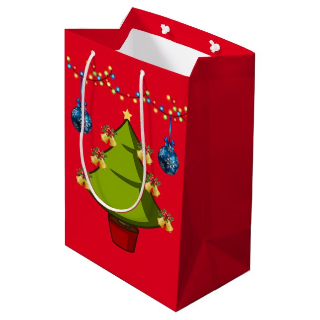 Bolsas de regalos de Navidad (Angulo reverso)