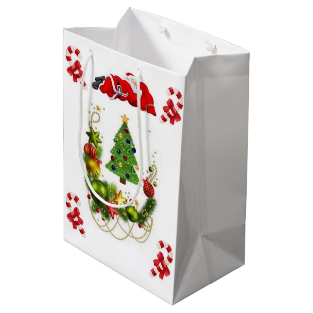 Bolsas de regalos de Navidad (Angulo reverso)