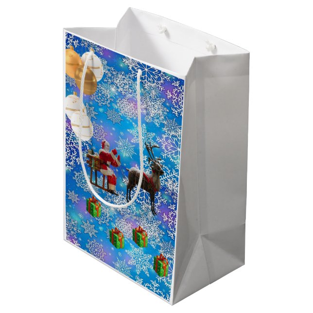 Bolsas de regalos de Navidad (Angulo reverso)