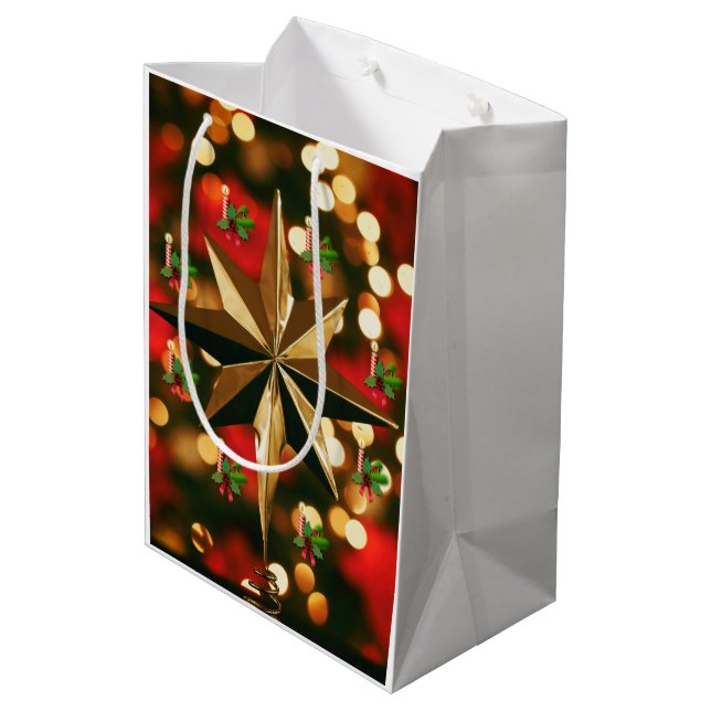 Bolsas de regalos de Navidad (Angulo reverso)