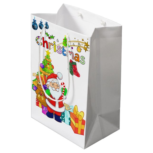 Bolsas de regalos de Navidad (Angulo reverso)