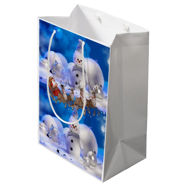 Bolsas de regalos de Navidad (Angulo reverso)