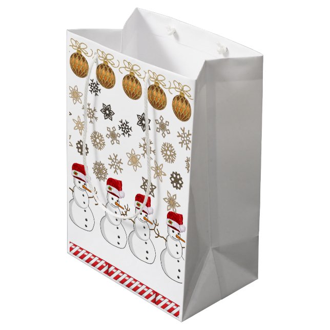 Bolsas de regalos de Navidad (Angulo reverso)