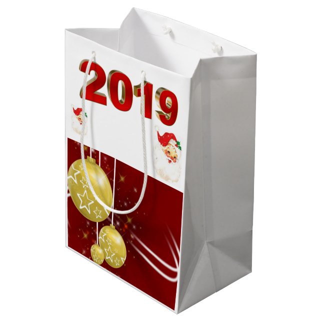 Bolsas de Regalos de Navidad 2019 (Angulo reverso)