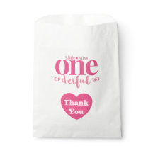 Bolsas de regalos Little Miss Onederful