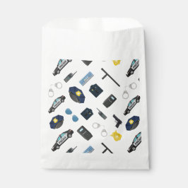Bolsas de regalos para fiestas de policía, aplicac