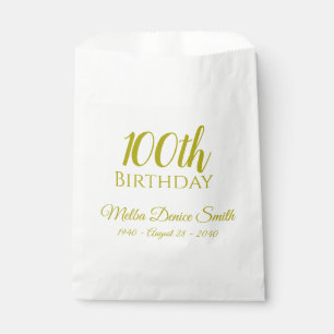 Bolsas de regalos personalizadas para fiesta de cu