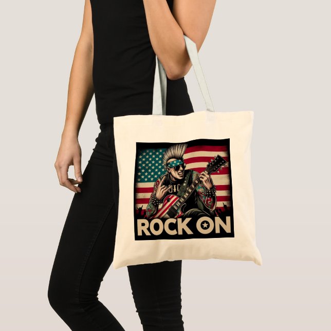 BOLSAS DE ROCK Y ROLL TOTE (Anverso (producto))