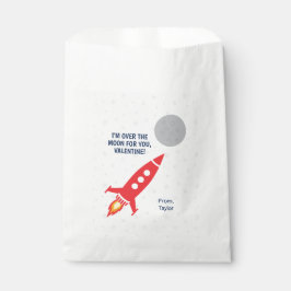 Bolsas de San Valentín de Cohete de Barco Espacial