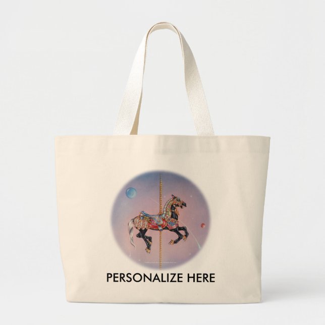 Bolsas de té - Caballo de carrusel de Petaluma 1 (Frente)