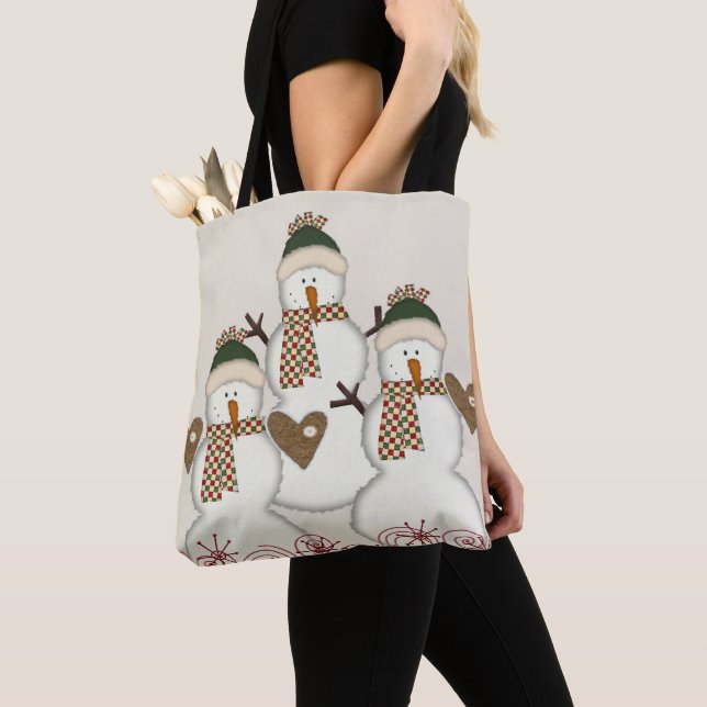 Bolsas de té de las mujeres de navidad con muñecas (Detalle)