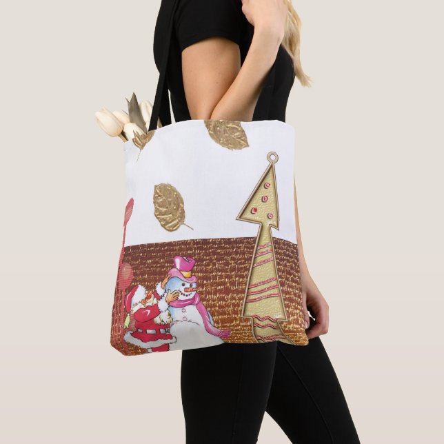 Bolsas de té de las mujeres de navidad con muñecas (Detalle)