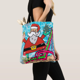 Bolsas de té de las mujeres de Navidad de Santa Ma