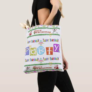Bolsas de té de las mujeres navideñas felices por