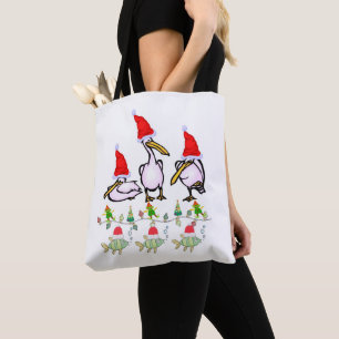 Bolsas de té para mujeres de la Navidad Pelican Me