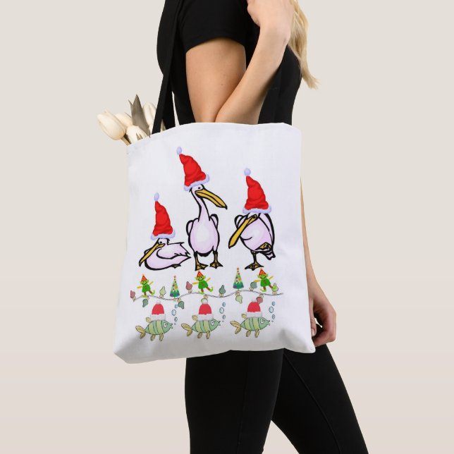 Bolsas de té para mujeres de la Navidad Pelican Me (Detalle)