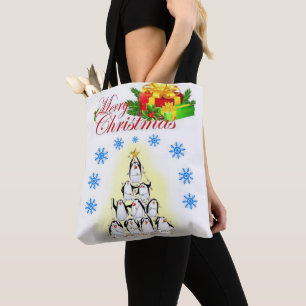 Bolsas de té para mujeres navidades, pingüino