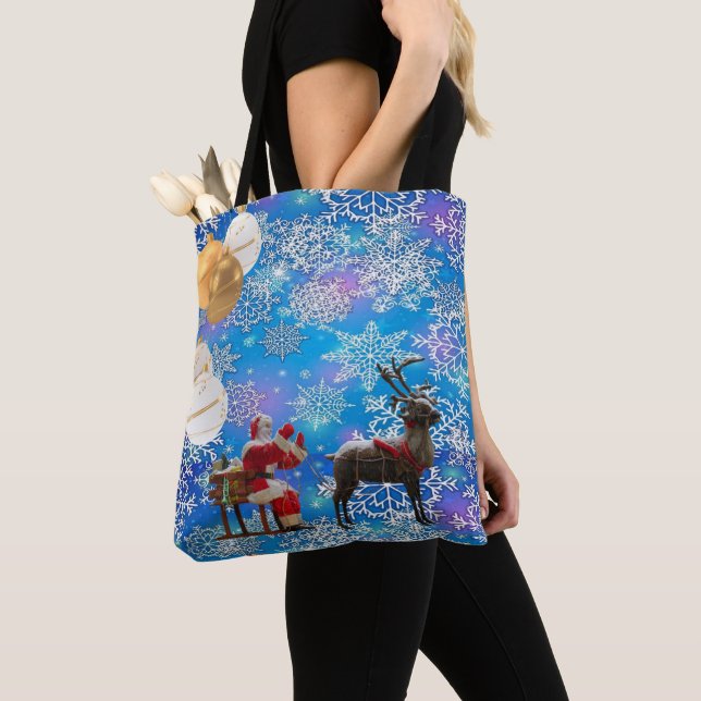 Bolsas de té para mujeres navidades, Santa (Detalle)