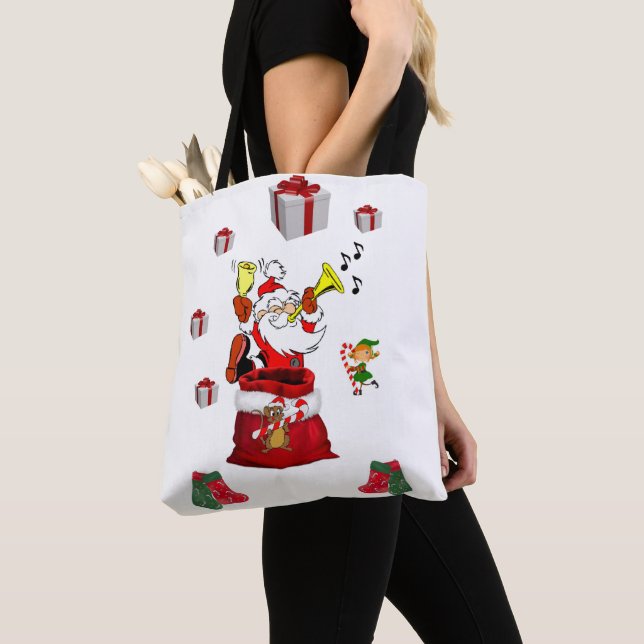 Bolsas de té para mujeres navidades, Santa (Detalle)