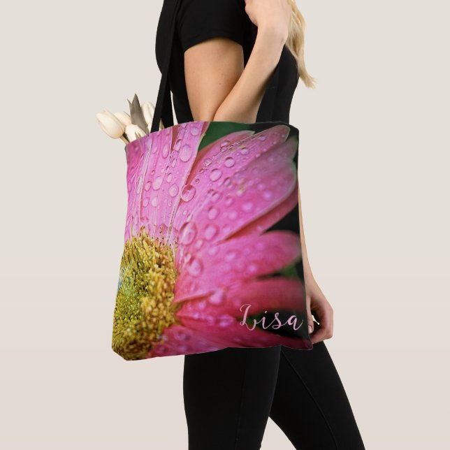 Bolsas de té personalizadas - Daisy de Gerbera ros (Detalle)