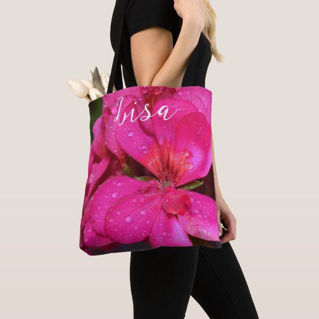 Bolsas de té personalizadas - Geranium rosado (Detalle)