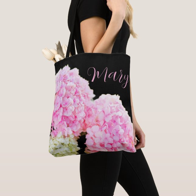 Bolsas de té personalizadas - Hydrangea rosa (Detalle)