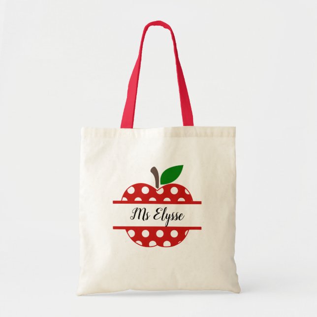Bolsas de té personalizadas para profesores (Apple (Frente)