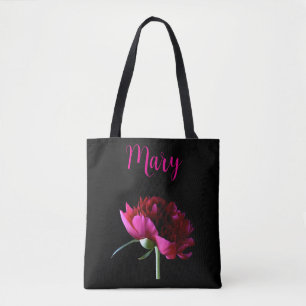 Bolsas de té personalizadas - Peonía rosa