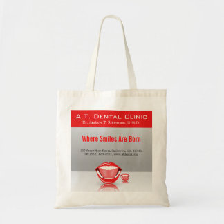 Bolsas de té promocionales de Big Mouth Dental Den