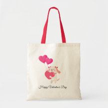 Bolsas de Teddy El día de San Valentín Tote