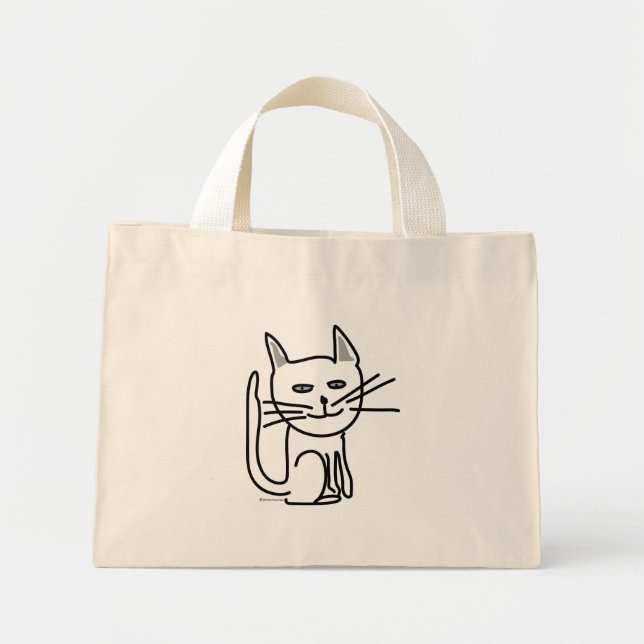 Bolsas de tocador de gato felices de Gracey (Frente)