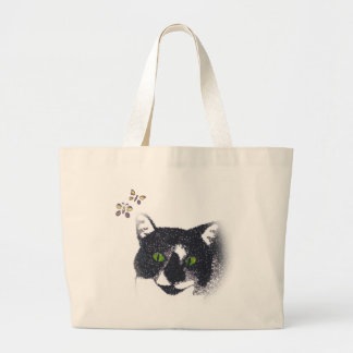 Bolsas de tocador de gato y mariposas de esmoquín