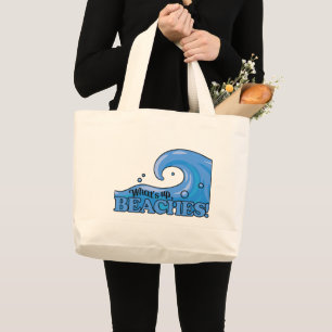 Bolsas de tocador Funny Beach Wave