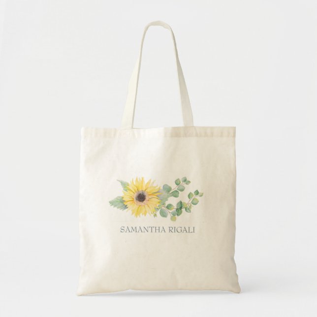Bolsas de tocador para mujeres girasol (Frente)