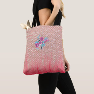 Bolsas de tocador tejidas y de tela para mujeres