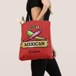 Bolsas de toscas con nombres personalizados mexica