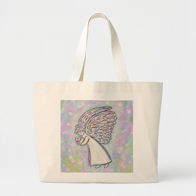 Bolsas de Tote Angel Art de Sweet Guardian (Frente)