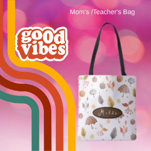 Bolsas de Tote Boho Minimalista Bohemian de otoño