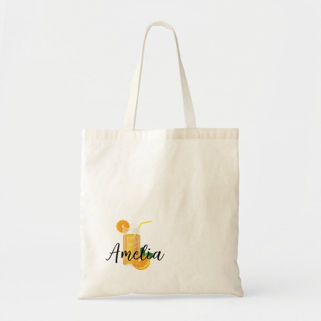 Bolsas de Tote con nombre - Bolsas personalizadas  (Frente)