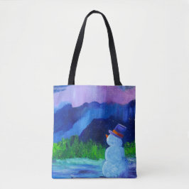 Bolsas de Tote de Alaskan Snowman