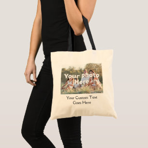Bolsas de tote de fotos personalizadas para person