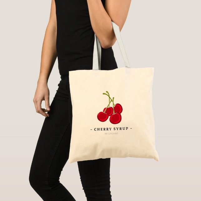 Bolsas De Tote De Fruta De Cerezo De Diseño Cubier (Anverso (producto))