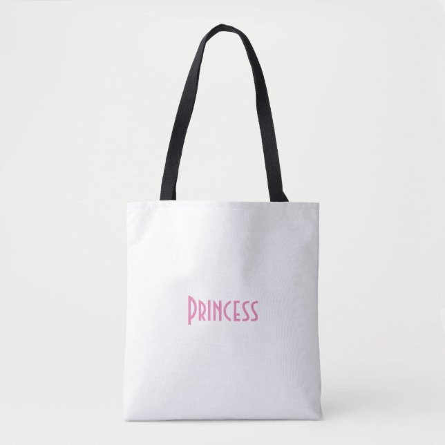 Bolsas de Tote de hombro impresas de princesa (Anverso)