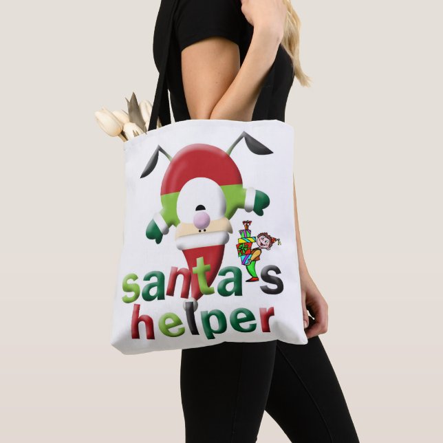 Bolsas de tote de las Navidades de Santa María (Detalle)