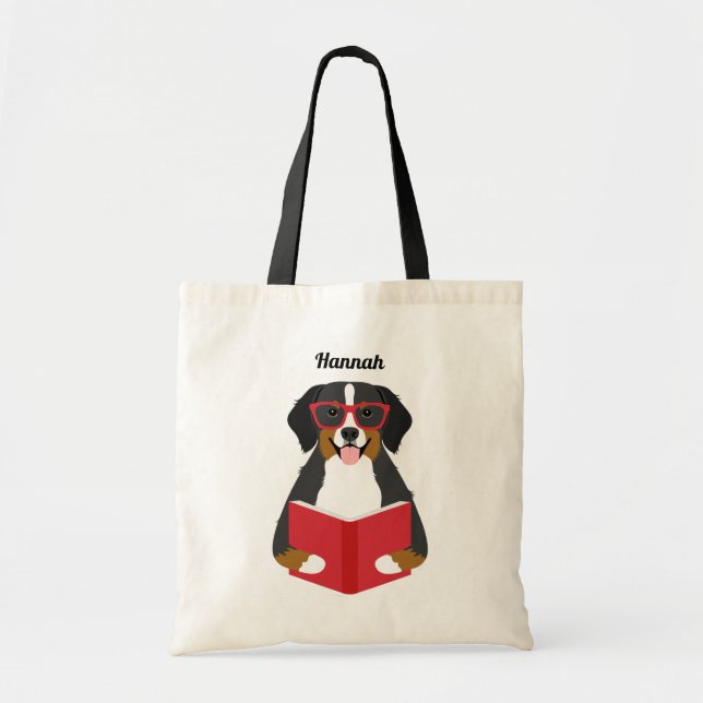 Bolsas de Tote de Perro de Montaña de Bernese (Frente)