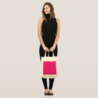 Bolsas De Tote Elegantes | Rosa, franjas y feminis